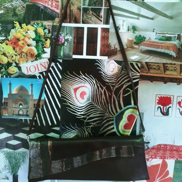 Extra Long Clutch Bag NWOT_Width 13", and Height 5" - Picture 4 of 6